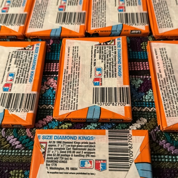 Baseball Cards ⚾️ unopened pack DONRUSS 1990. 16 cards in each. 8 packs. Vintage - Picture 5 of 6